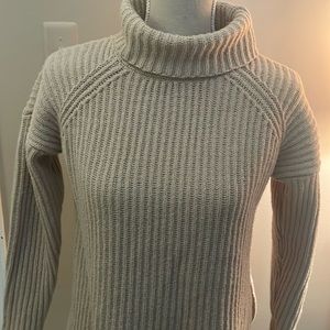 Beige turtle neck sweater